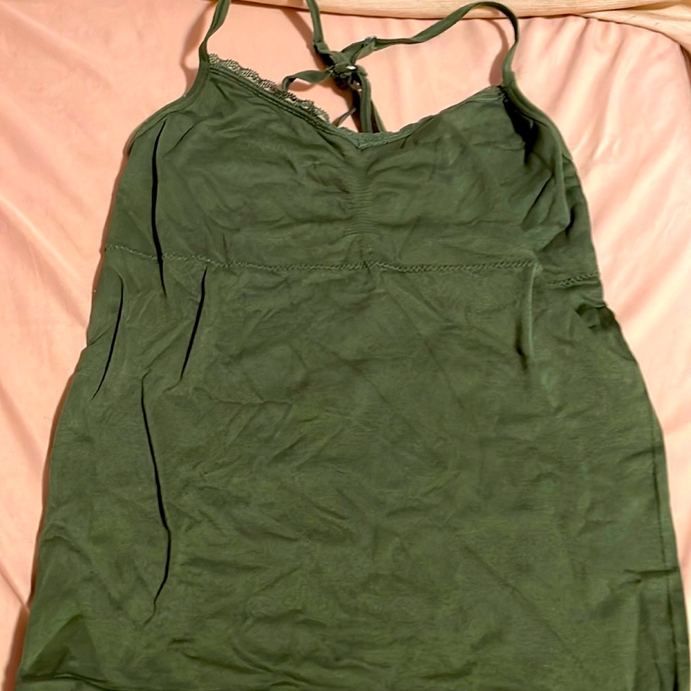 Army Green Tank Top